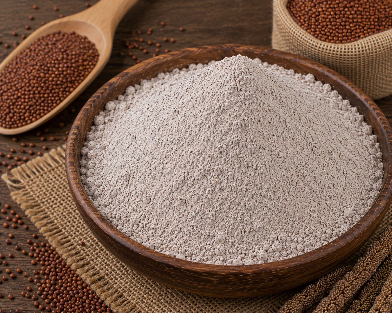 Finger Millet Flour (Ragi)