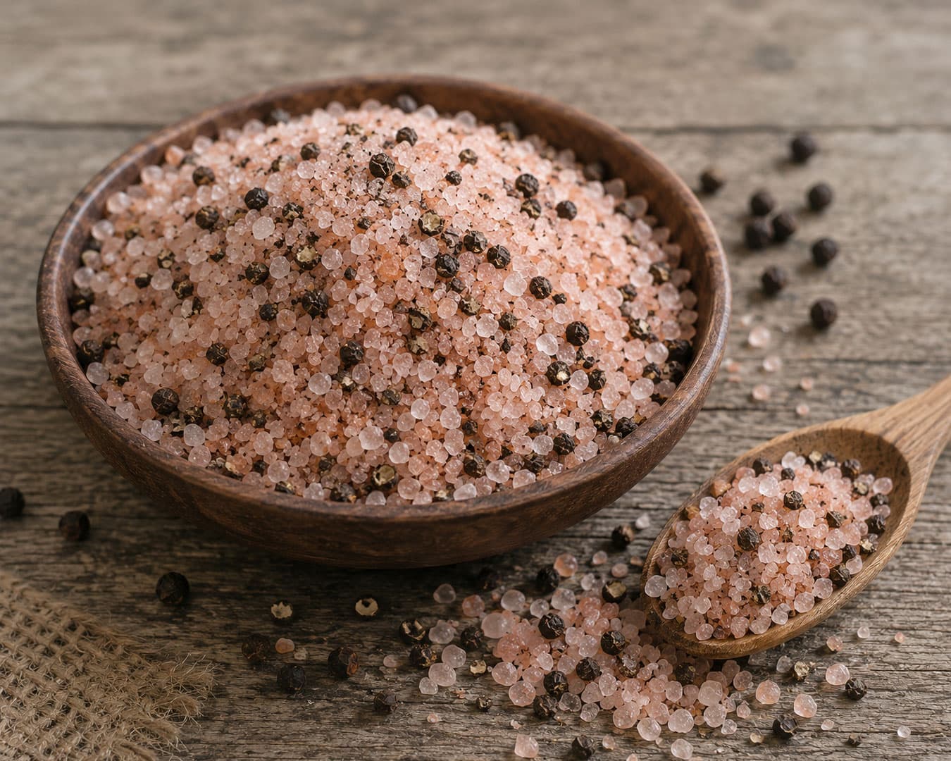 Black Pepper Pink Salt